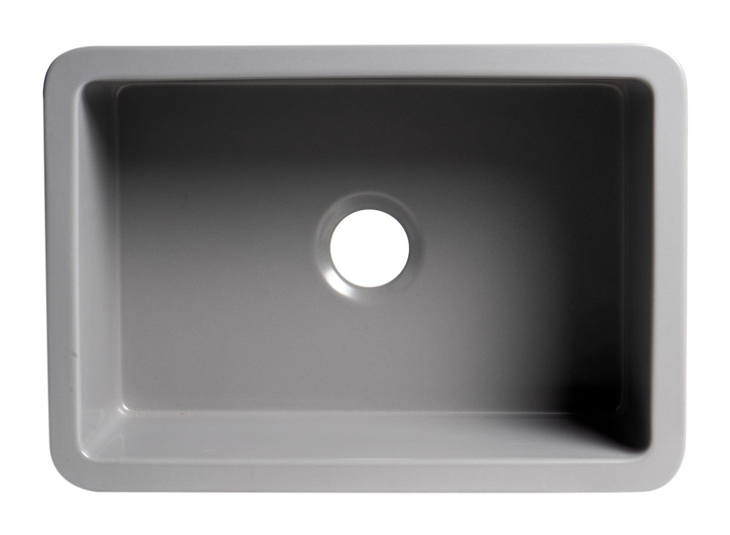 ALFI Brand 27" x 18" Fireclay Undermount / Drop In Firelcay Kitchen Sink