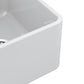 LaToscana 36" Reversible Single Bowl Farmhouse Apron Fireclay Sink LTW3619W