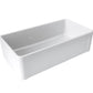 LaToscana 36" Reversible Single Bowl Farmhouse Apron Fireclay Sink LTW3619W