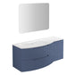 Latoscana Oasi 53" Modern Bathroom Vanity, Ride Side Cabinet, Blue Distante OA53OPT2BD