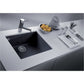 LaToscana Plados 23" x 18" Single Basin Granite Undermount Sink ON6010ST