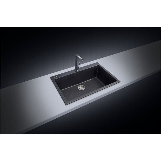 LaToscana Plados 33" x 22" Single Basin Granite Drop-In Sink ON8410