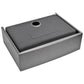 Water Creation 30 Inch X 22 Inch 15mm Corner Radius Single Bowl Stainless Steel Hand Made Apron Front Kitchen Sink