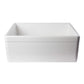 ALFI brand AB506 26" Decorative Lip Single Bowl Fireclay Farmhouse Kitchen