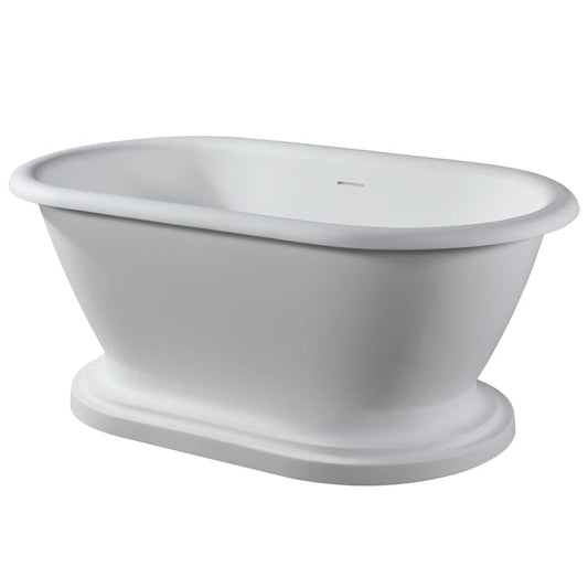 Barclay Wingate 59" Resin Freestanding Tub on Base