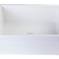 ALFI brand AB505-W White 26" Contemporary Smooth Apron Fireclay Farmhouse Kitchen Sink
