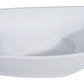 ALFI brand AB8826 68 inch White Oval Acrylic Free Standing Soaking Bathtub