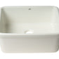 ALFI brand AB507 White 20" Single Bowl Apron Fireclay Farmhouse Kitchen Sink