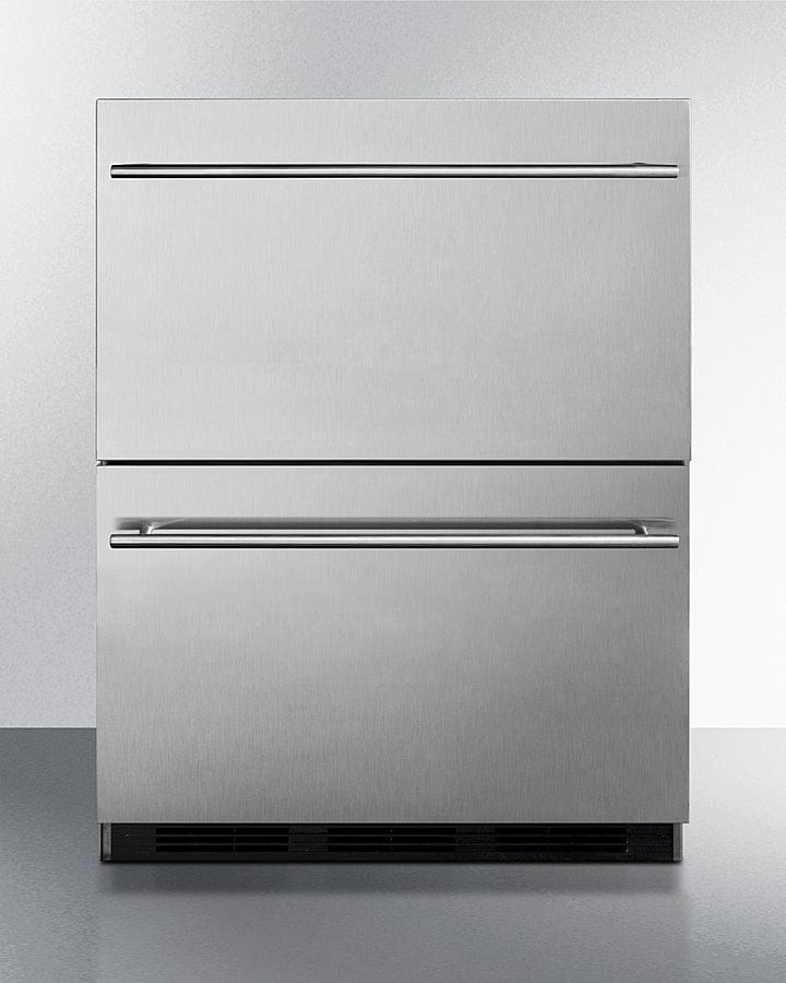 Summit 24 in. 3.1 cu. ft. Refrigerator Drawer - Stainless Steel