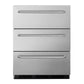 Summit SP6DSSTB7ADA 24" Wide Three-drawer All-refrigerator