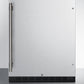 Summit 24 in. 4.2 cu. ft. Built-in/Freestanding Undercounter Refrigerator - Stainless Steel