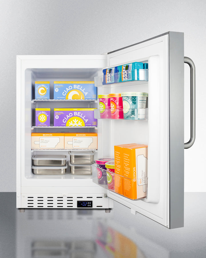 20" Wide Built-In All-Freezer, ADA Compliant