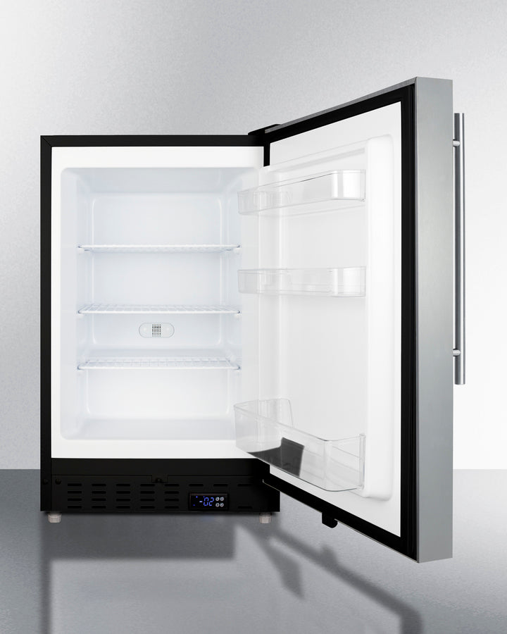 20" Wide Built-In All-Freezer, ADA Compliant