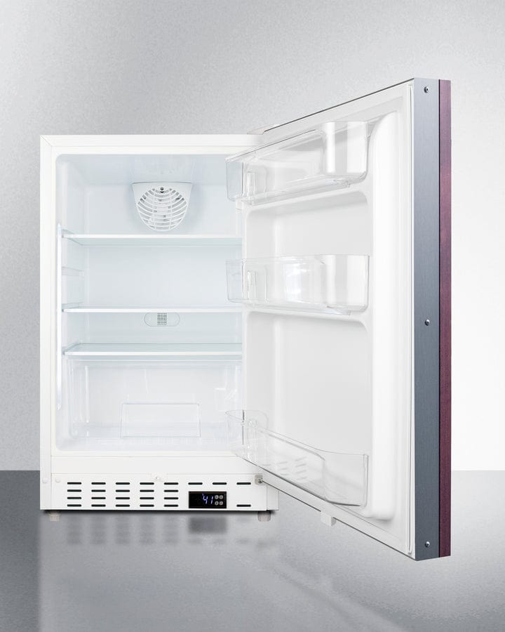 Summit 21 in. 3.5 cu. ft. Built-In Undercounter Refrigerator - Custom Panel Ready