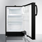 Summit 20 in. 2.7 cu. ft. Built-In Undercounter Refrigerator - Black