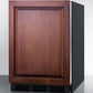 Summit 24 in. 5.5 cu. ft. Built-in/Freestanding Undercounter Refrigerator - Custom Panel Ready