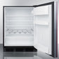 Summit 24 in. 5.5 cu. ft. Built-in/Freestanding Undercounter Refrigerator - Custom Panel Ready