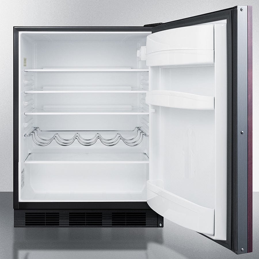 Summit 24 in. 5.5 cu. ft. Built-in/Freestanding Undercounter Refrigerator - Custom Panel Ready