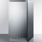 Summit 15" Ice Maker with 12 Lbs. Ice Storage Capacity - Stainless Steel