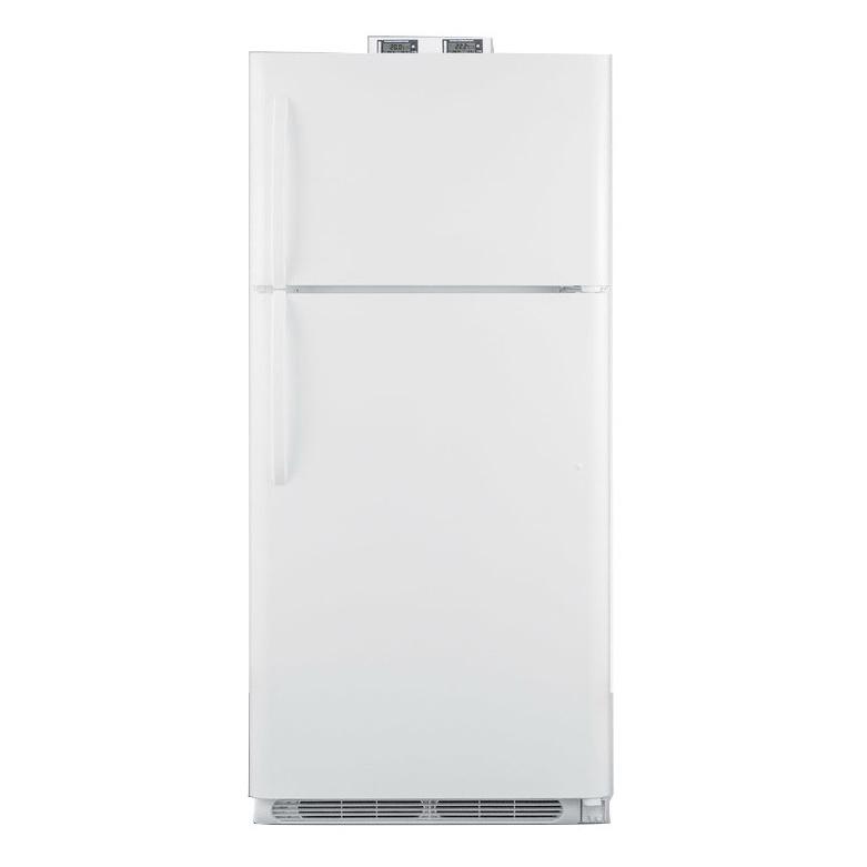 Summit BKRF18W Adjustable Thermostat Full-sized Refrigerator-freezer