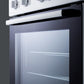 Summit Classic 24 in. 2.4 cu. ft. Oven Freestanding Electric Range with 4 Smoothtop Burners - White