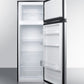 Summit 22 in. 7.1 cu. ft. Counter Depth Top Freezer Refrigerator - Stainless Steel