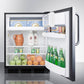 24" Wide Built-In Refrigerator-Freezer, ADA Compliant