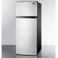 Summit FF1159SS Energy Star Qualified Performance Two-door Refrigerator-freezer