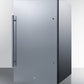 Summit 19 in. 3.1 cu. ft. Built-in/Freestanding Undercounter Refrigerator - Stainless Steel