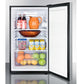 Summit FF521BLBI7SSHHADA Automatic Defrost Built-In Undercounter