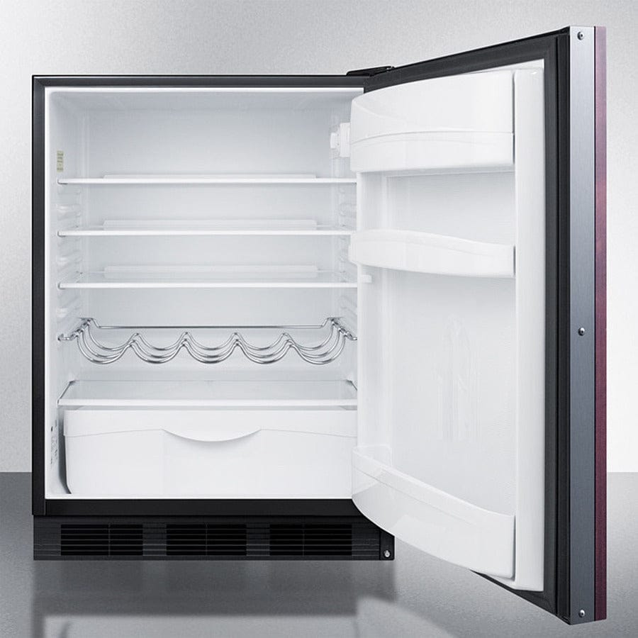 Summit 24 in. 5.5 cu. ft. Built-in/Freestanding Undercounter Refrigerator - Custom Panel Ready