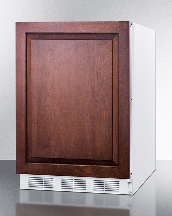 Summit 24 in. 5.5 cu. ft. Built-in/Freestanding Undercounter Refrigerator - Custom Panel Ready