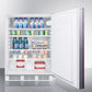 Summit 24 in. 5.5 cu. ft. Built-in/Freestanding Undercounter Refrigerator - Custom Panel Ready