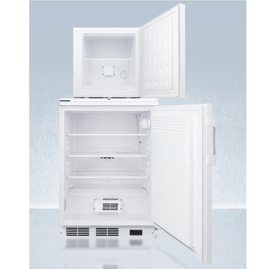 Summit FF7L-FS24LSTACKPRO Space-saving Design Stackable PRO Series Refrigerator-freezer Combinations