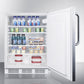 Summit AL750BISSTB Automatic Defrost Built-In Undercounter