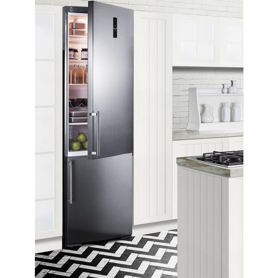 Summit FFBF249SSBI Bottom Freezer Refrigerator