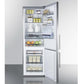 Summit FFBF249SSBI Bottom Freezer Refrigerator