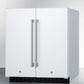 Summit 30 in. 5.4 cu. ft. Built-in/Freestanding Undercounter Refrigerator - White