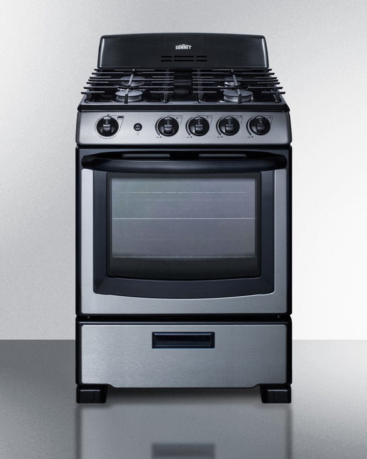 Summit White 20 in. 2.3 cu. ft. Oven Slide-In Electric Range with 4 Smoothtop Burners - White