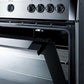 Summit 24 in. 2.5 cu. ft. Oven Freestanding Gas Range with 4 Sealed Burners - Stainless Steell