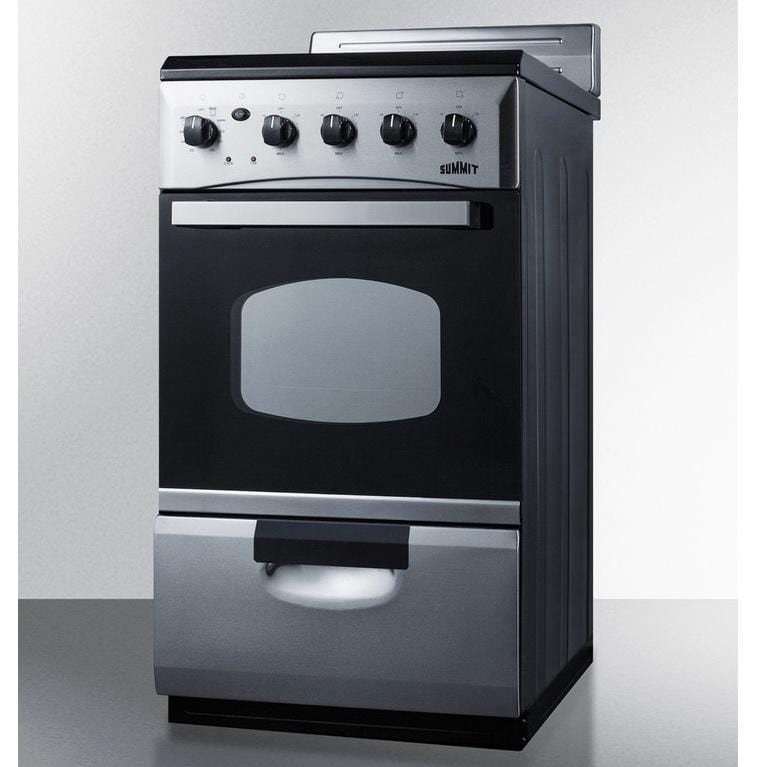 Summit REX208SS Slim-fitting Electric Range