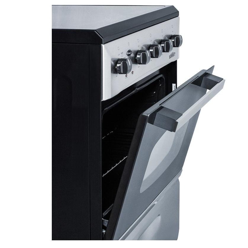 Summit REX208SS Slim-fitting Electric Range