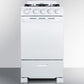 Summit 20 in. 2.3 cu. ft. Oven Freestanding Gas Range with 4 Sealed Burners - White