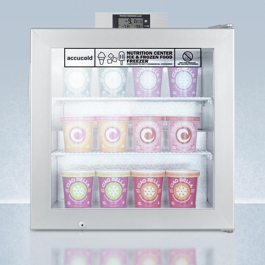 Summit SCFU386NZ Versatile Display Compact Freezer