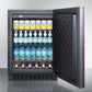 Summit 24 in. 4.6 cu. ft. Outdoor Built-in/Freestanding Undercounter Refrigerator - Custom Panel Ready