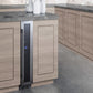 Summit 6 in. Undercounter Wine Cooler with Single Zone & 7 Bottle Capacity Right Hinged - Stainless Steel