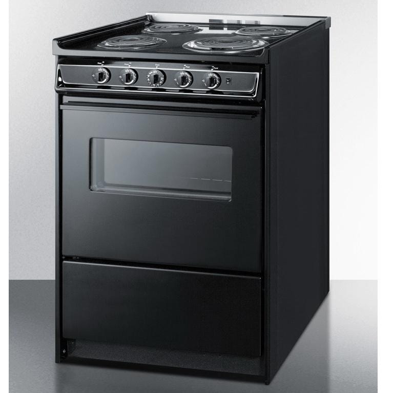 Summit TEM610CRW Long-lasting Durability Electric Range