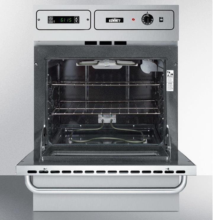 Summit TEM788BKW Lasting Durability Electric Wall Oven