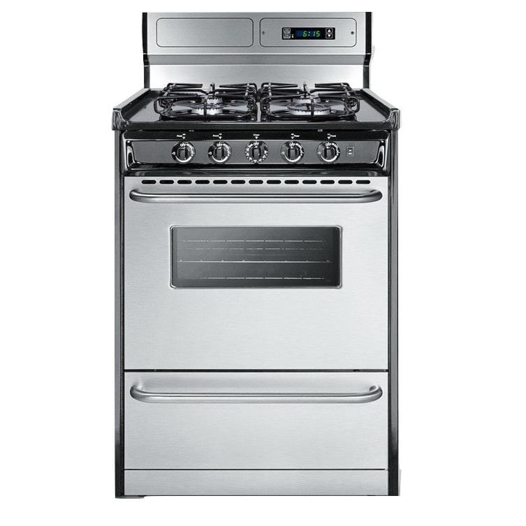 Summit TTM63027BKSW Luxury and Convenience Gas Range