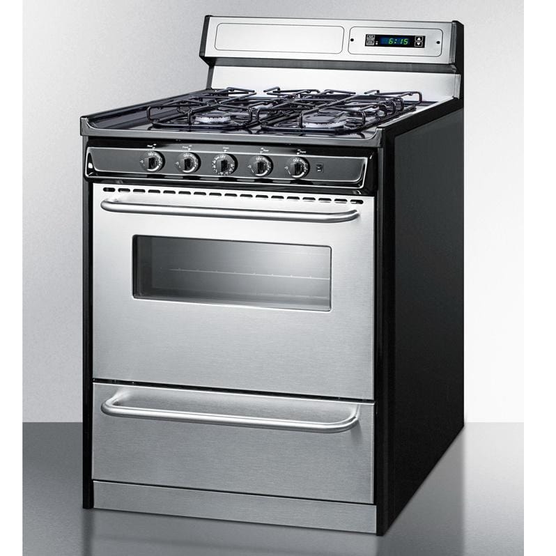 Summit TTM23027BKSW Luxury and Convenience Gas Range